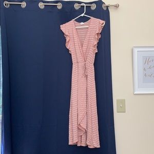 Pink maxi dress